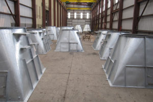Custom CNC Burning & Forming of Air Handling Transitions
